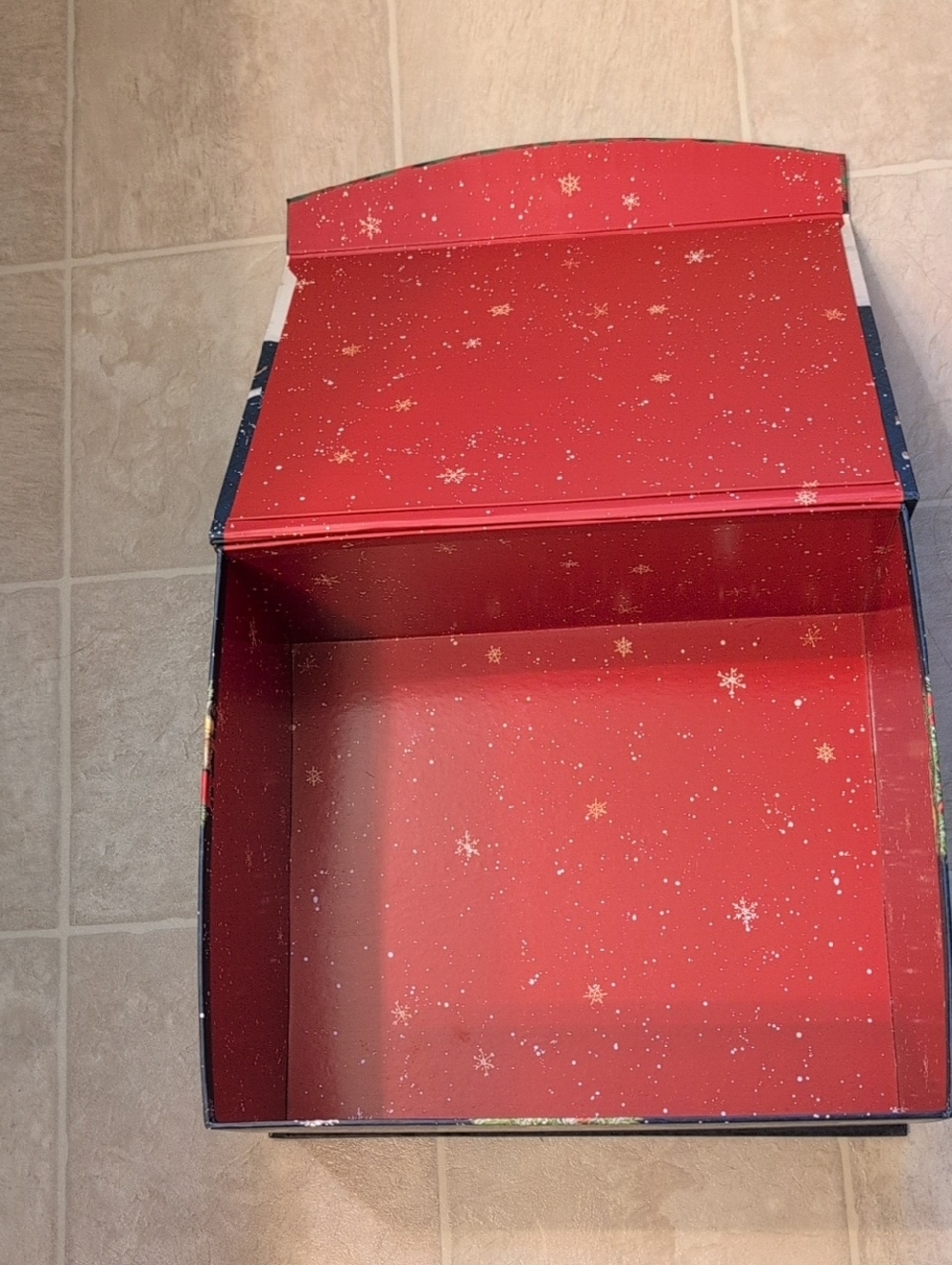 Holiday Decorative Storage Winter Deer Box - Picture 4 of 7